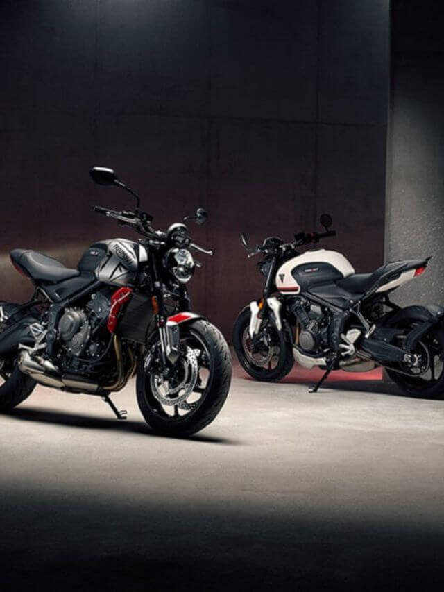 Duas Triumph Trident 660 2023.