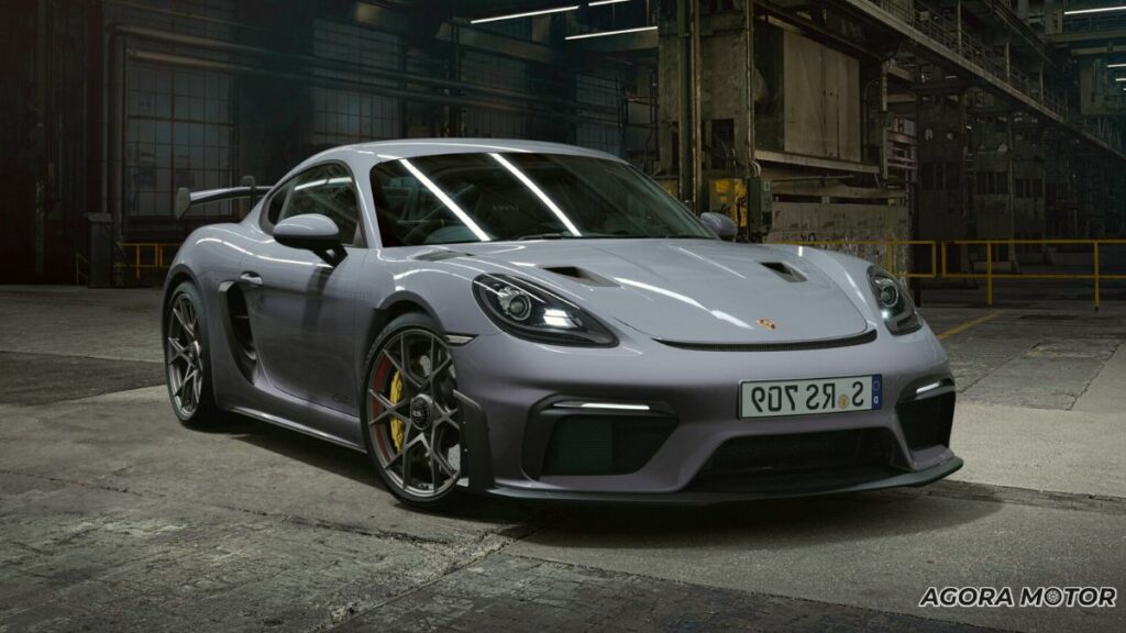 Cayman na sua versão esportiva GT4 RS.