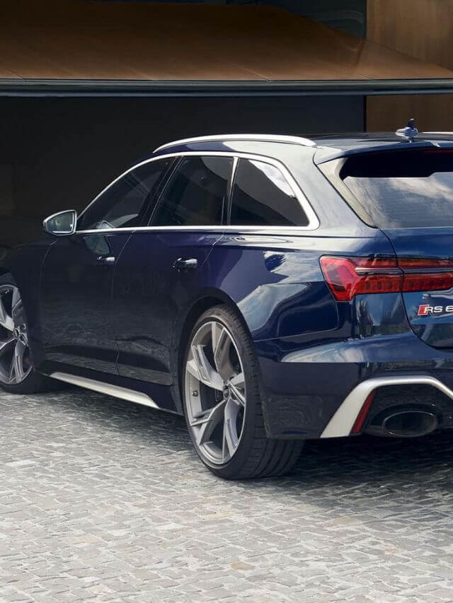 Traseira do Audi RS6.