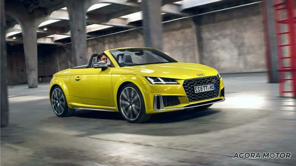 Audi TT 2023 na versão conversível.