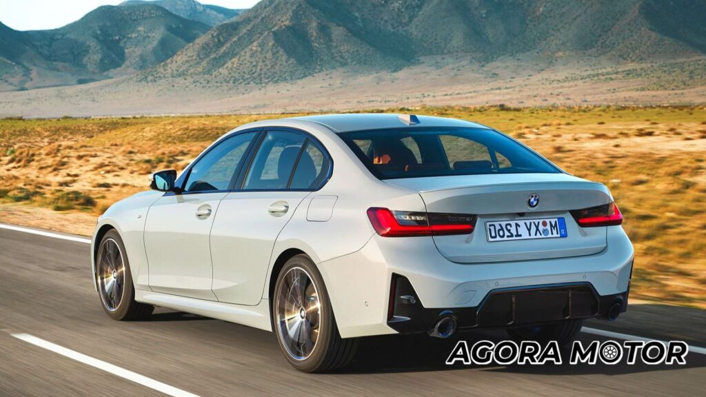 BMW 320i 2023 na estrada