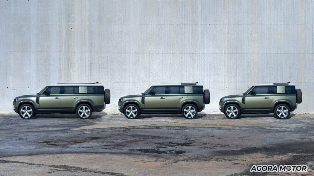 Versões da Defender 2023.