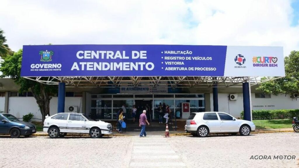 Central de atendimento do Detran RN.