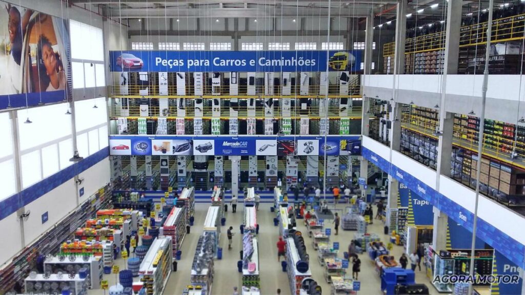 Interior da loja.