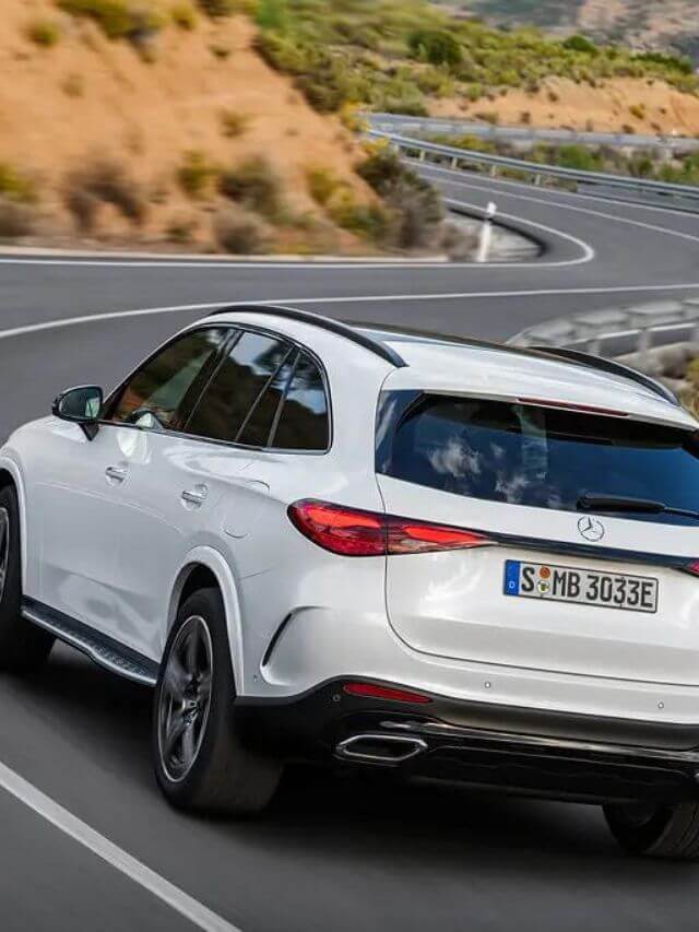 Mercedes GLC na estrada.