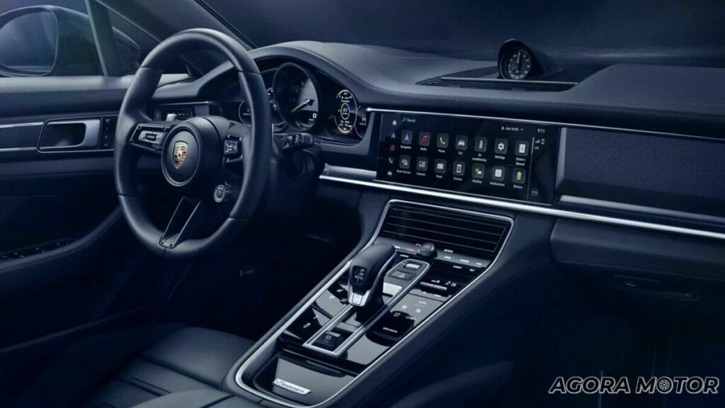 Interior do Panamera.