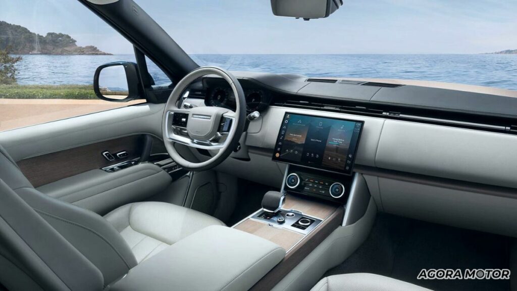 Painel da Range Rover 2023.