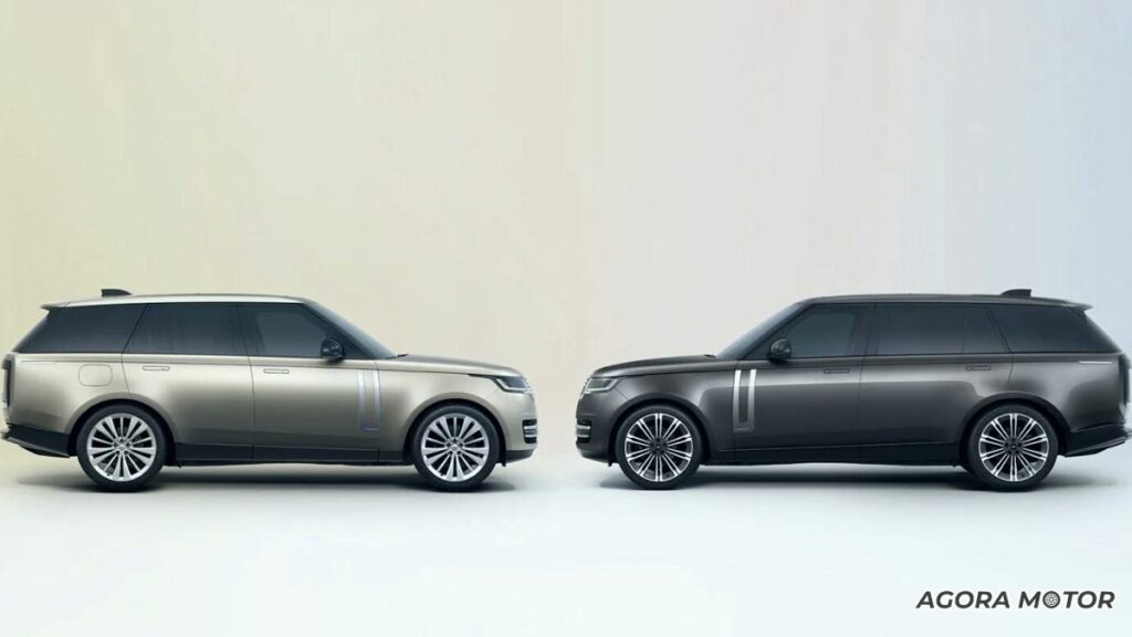 Duas Range Rover de frente para a outra.
