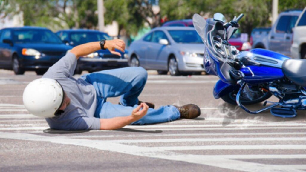 Caindo de moto