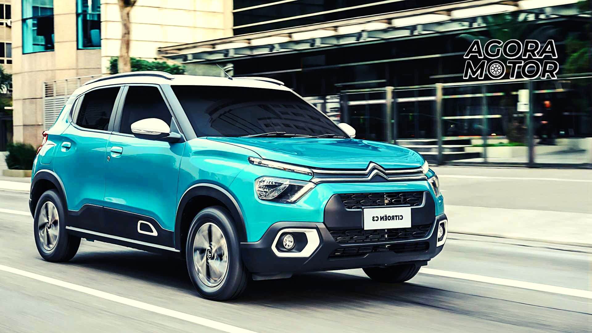 Foto de um C3 2023 da Citroën