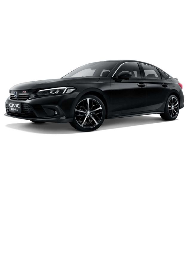 Foto de um Honda Civic e:HEV 2023