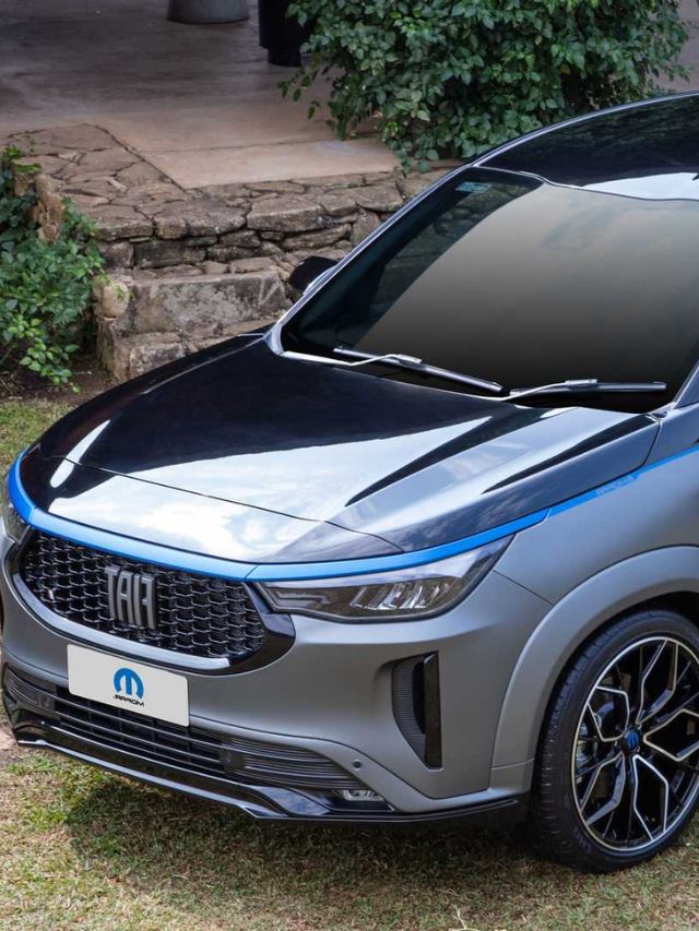 Foto frontal de um Fastback Mopar