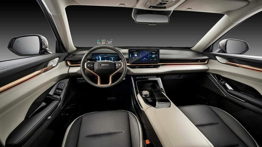 Foto do interior do Haval H6 2023