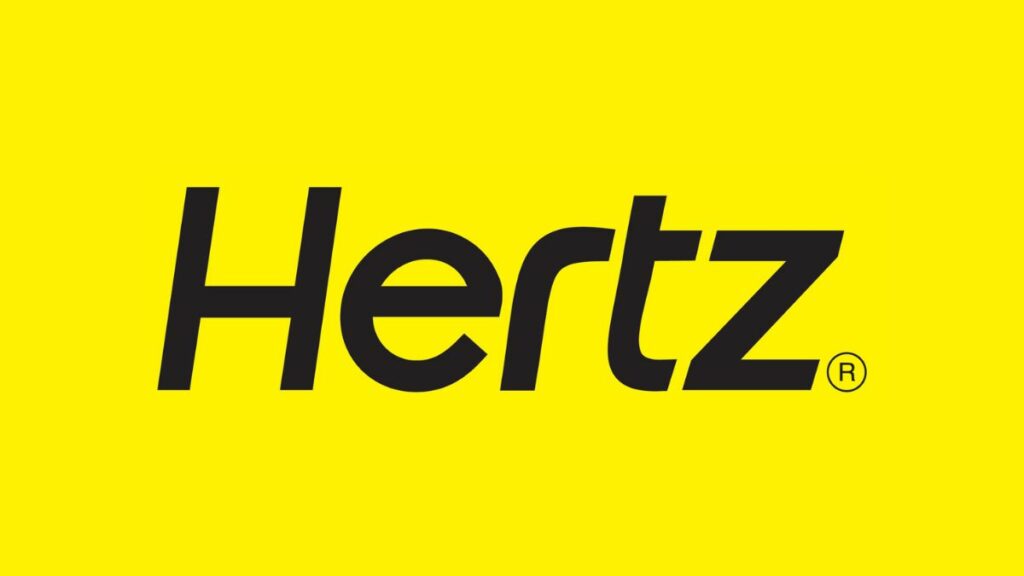 Foto da logo da Hertz Car