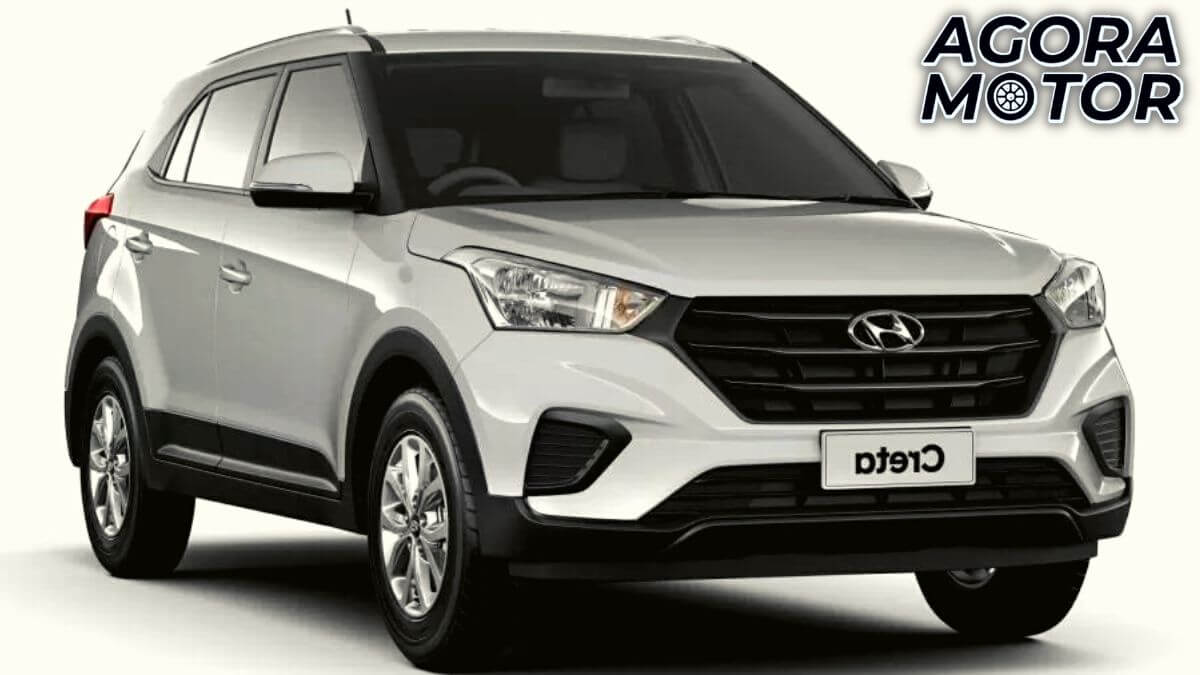 Foto frontal de um Creta Action 1.6 2023