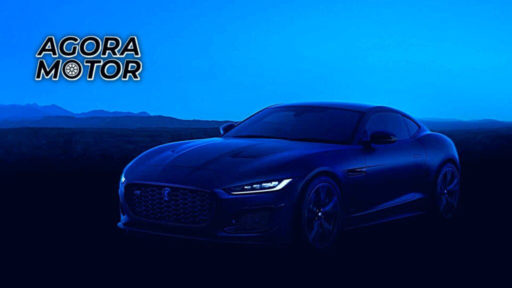 Foto frontal de um Jaguar F-Type 2023