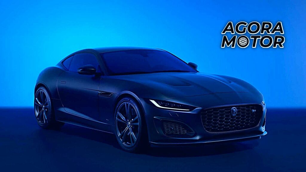 Foto frontal de um Jaguar F-Type 2023