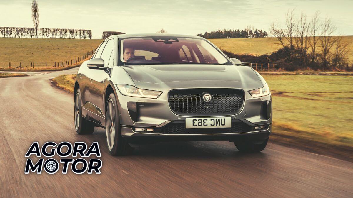 Foto de um Jaguar I-Pace 2023 de frente