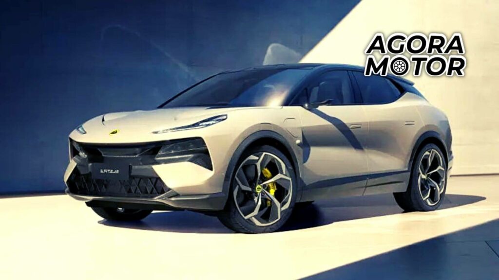 Foto frontal de um Lotus Eletre R 2023