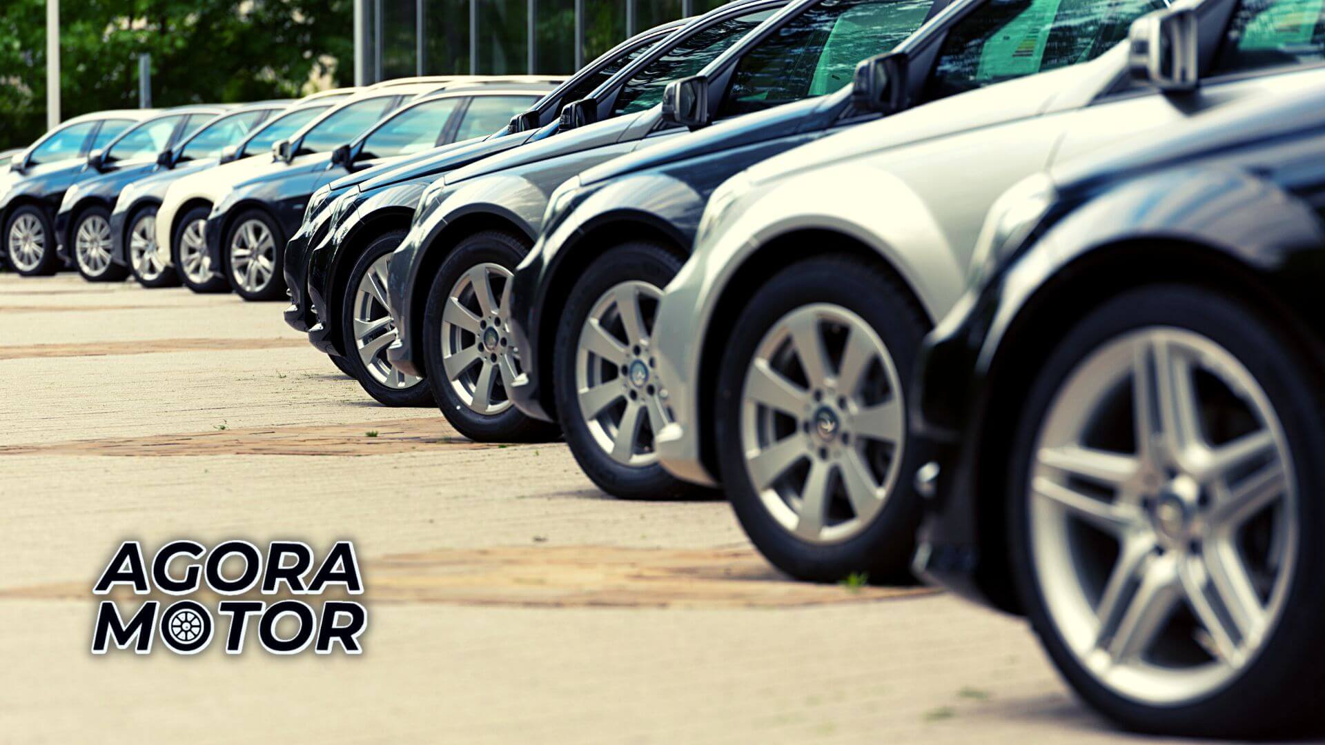 Foto de vários carros em uma locadora de veículos, confira dicas!