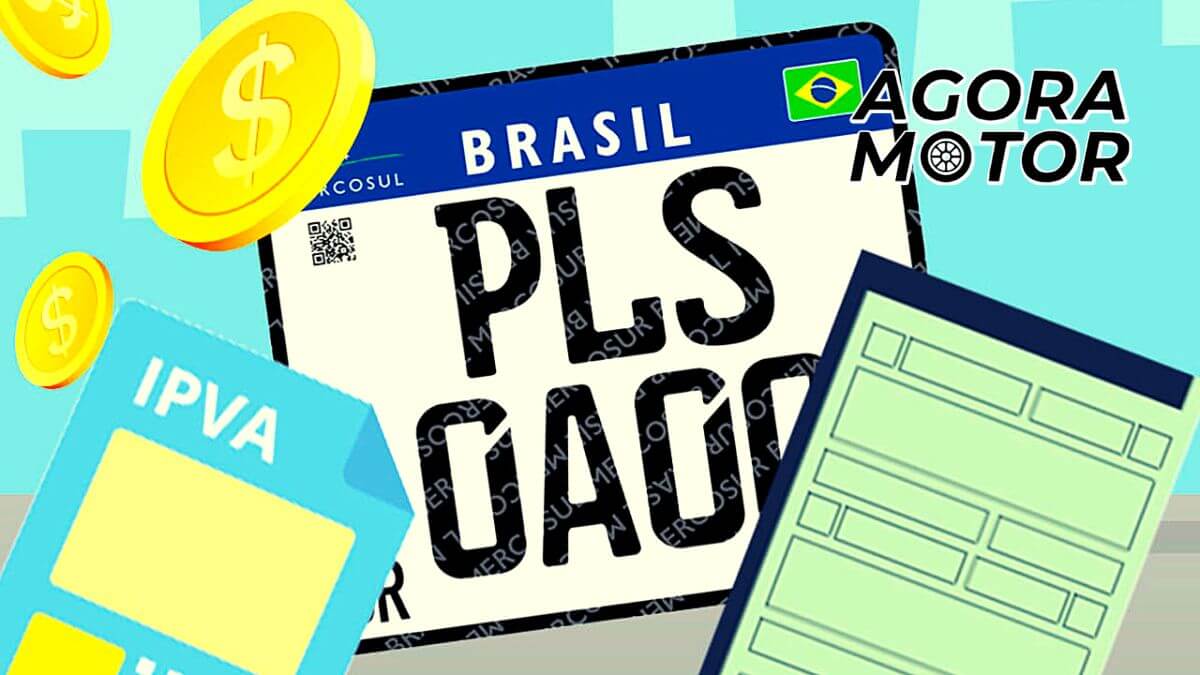 Foto ilustrativo de uma placa de alguns documentos para ciclomotores