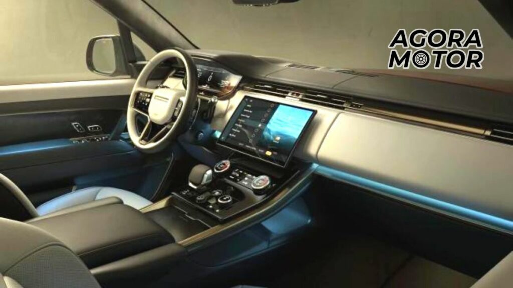Foto do interior da Range Rover Sport 2023