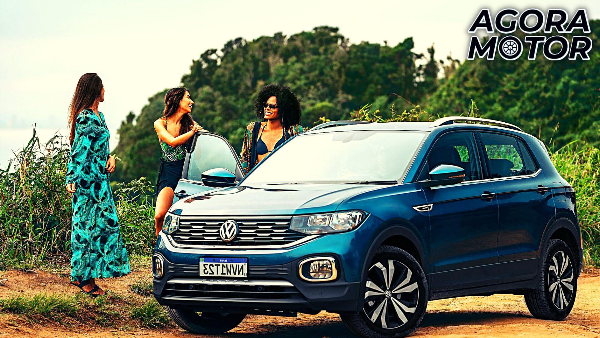 Foto de um Volkswagen T-Cross 2023