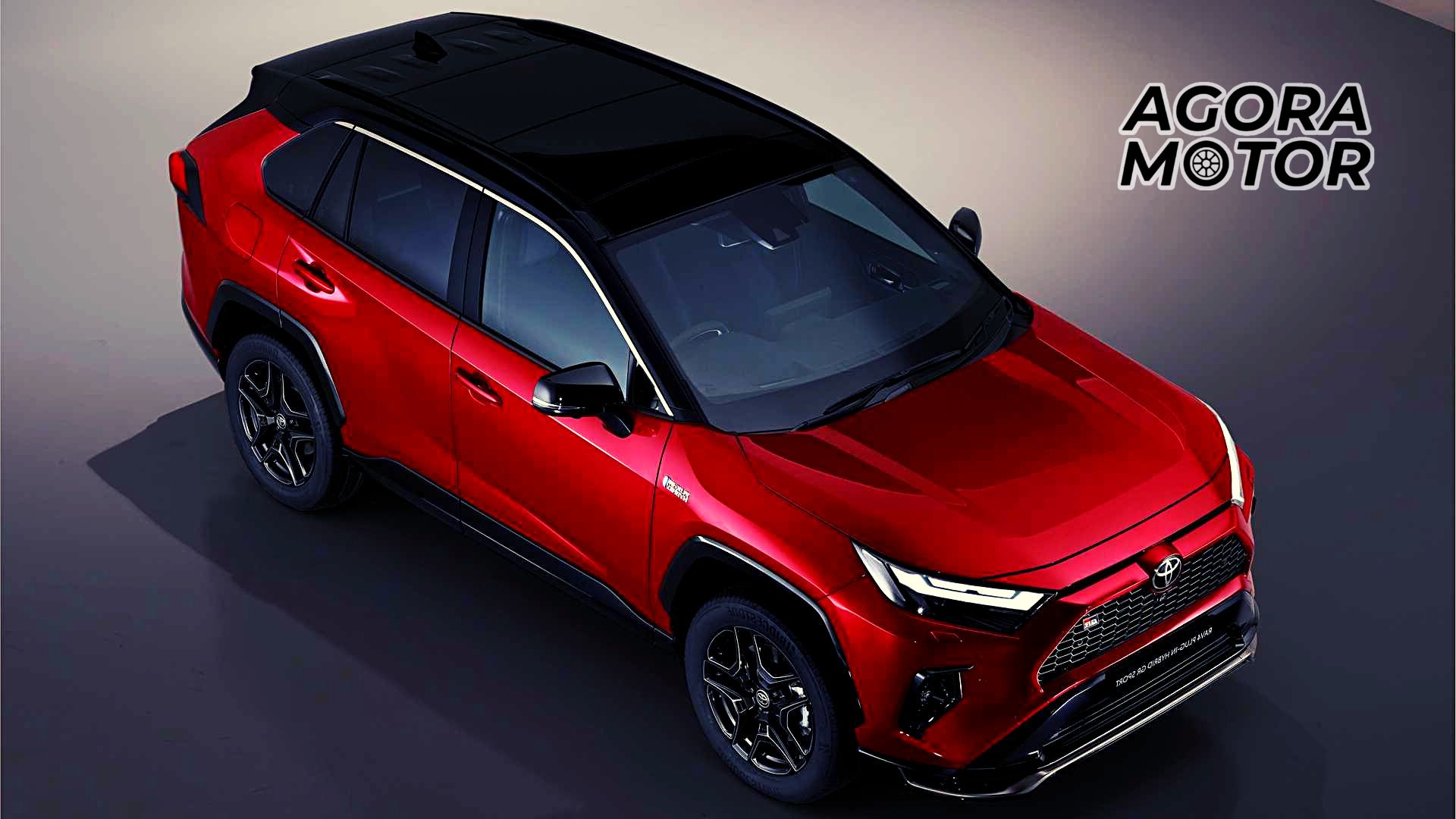 Foto de um Toyota RAV4 GR Sport vermelho