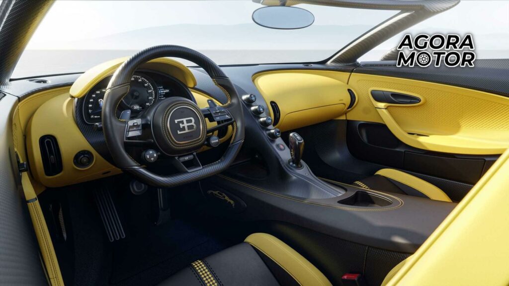 Foto do interior do Bugatti 2024