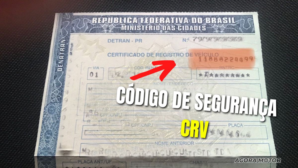 Código de segurança do CRV.