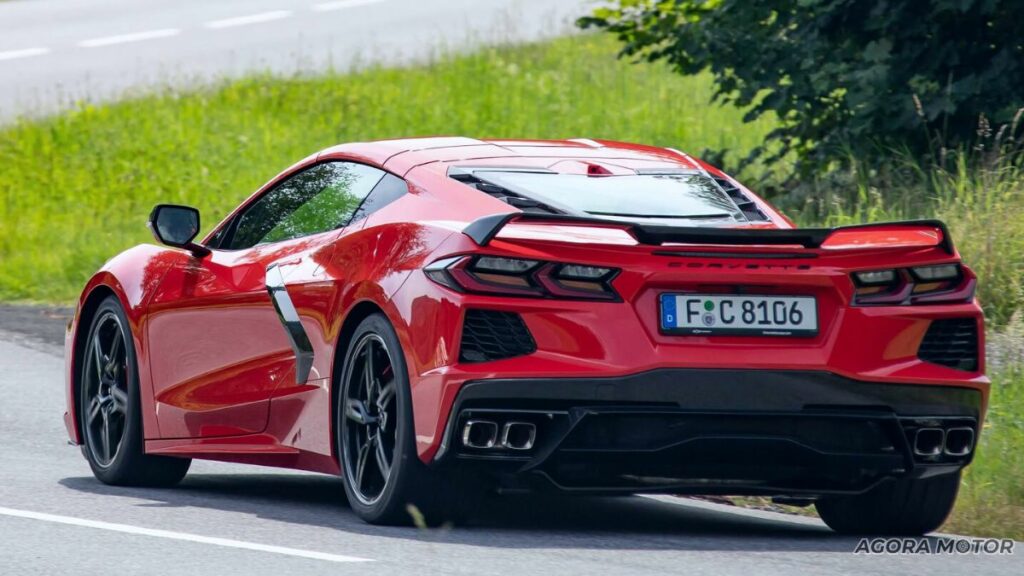 Traseira do Corvette.