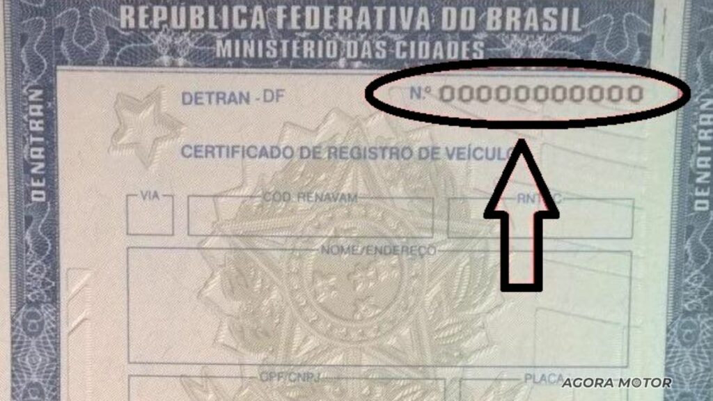 Número do CRV.