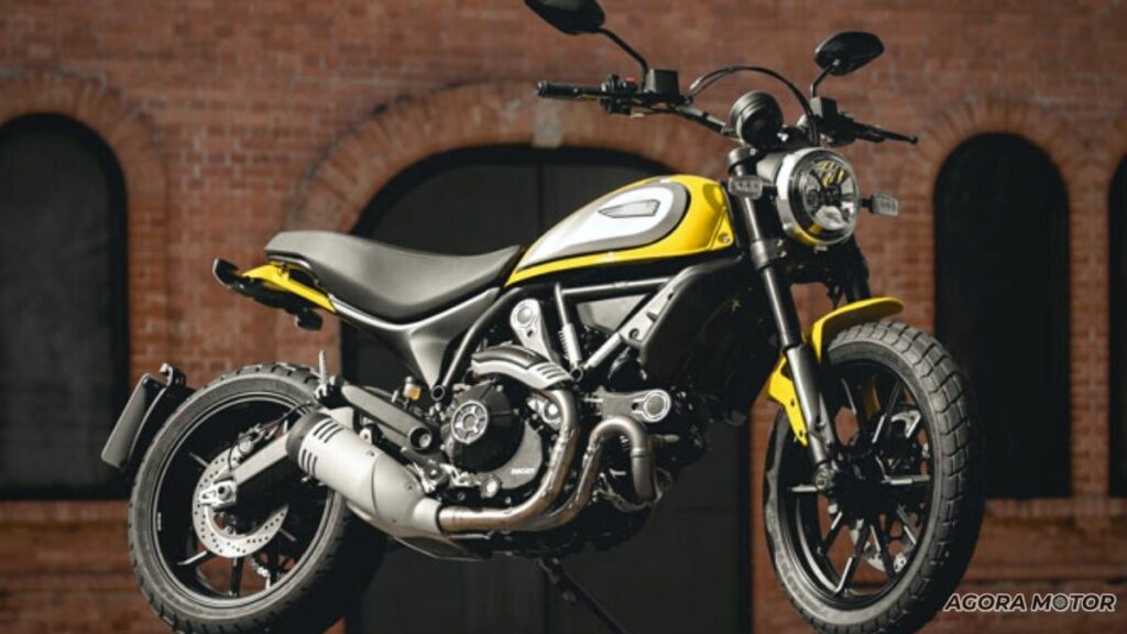 Lateral da Scrambler.