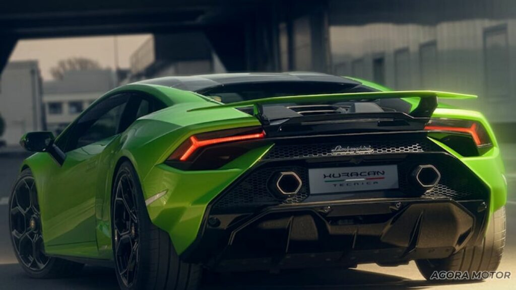 Traseira da Huracán.