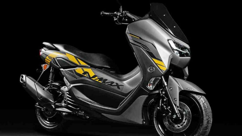 NMAX 2023 na cor cinza.
