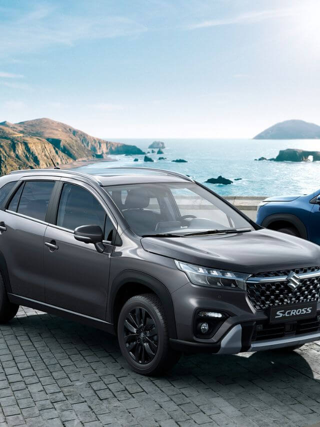 Suzuki T-Cross prata.