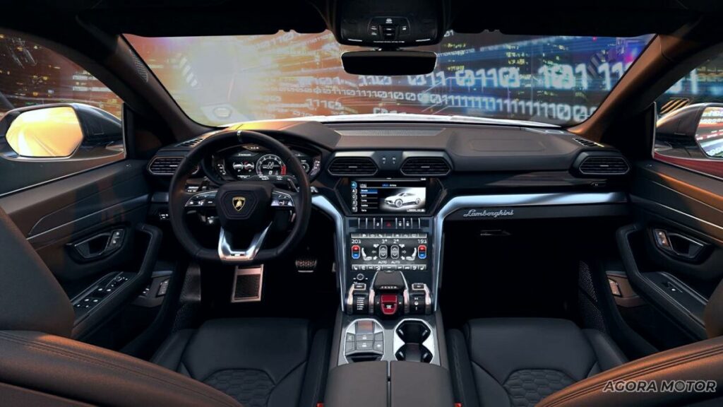 Interior da Urus 2023.