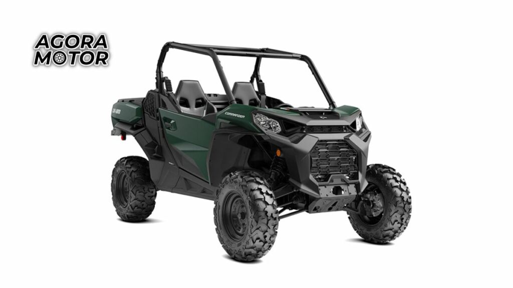 Foto lateral frontal de uma Commander da Can-Am 2023