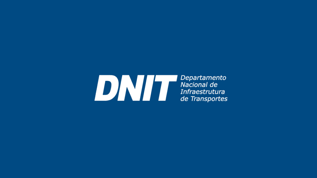 Logo do DNIT. Aqui você o encontra o telefone DNIT multas.