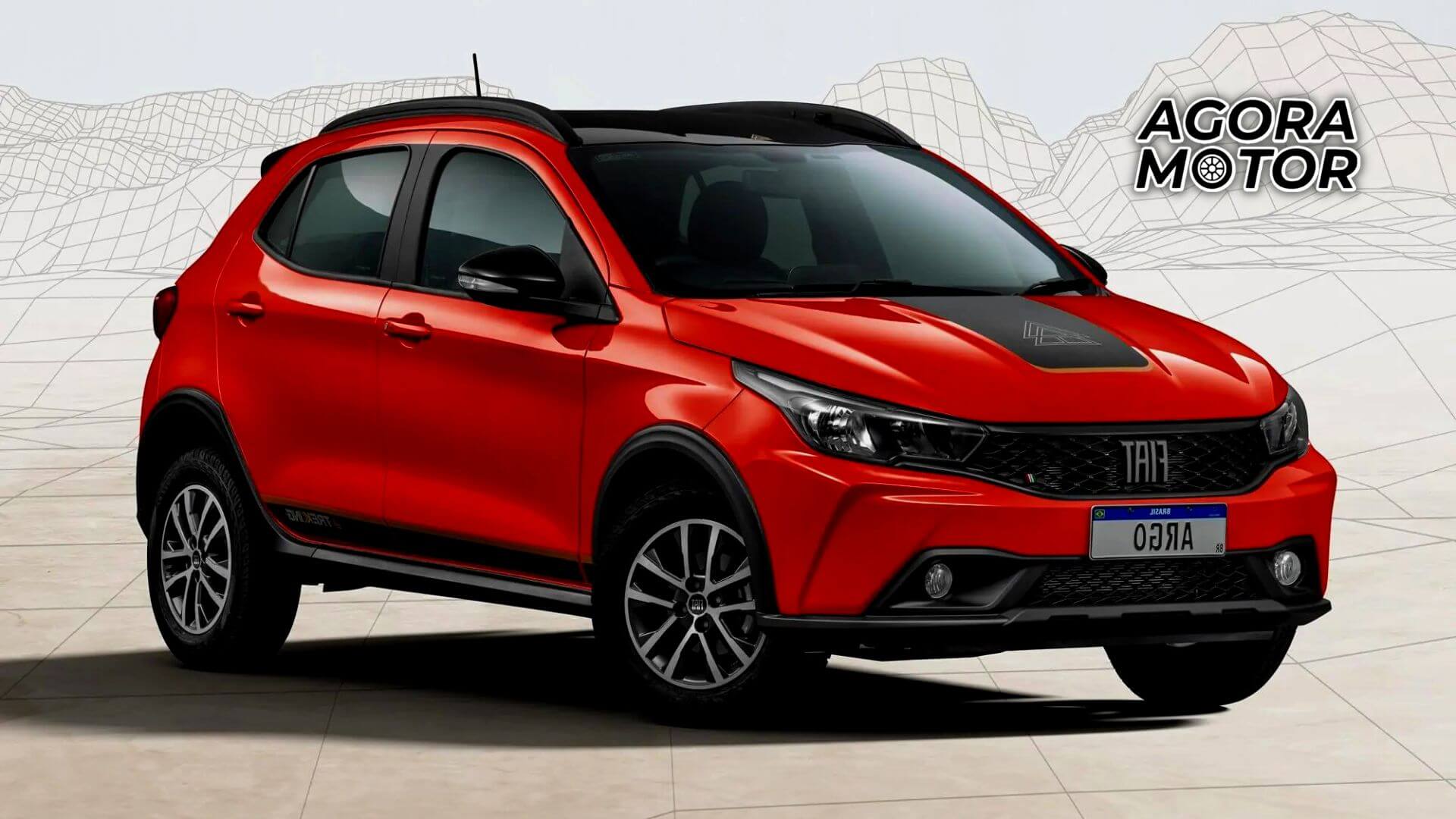 Foto de um Fiat Argo 2022