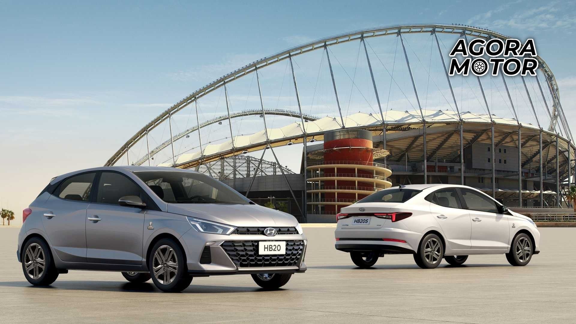 Foto de dois HB20 2022