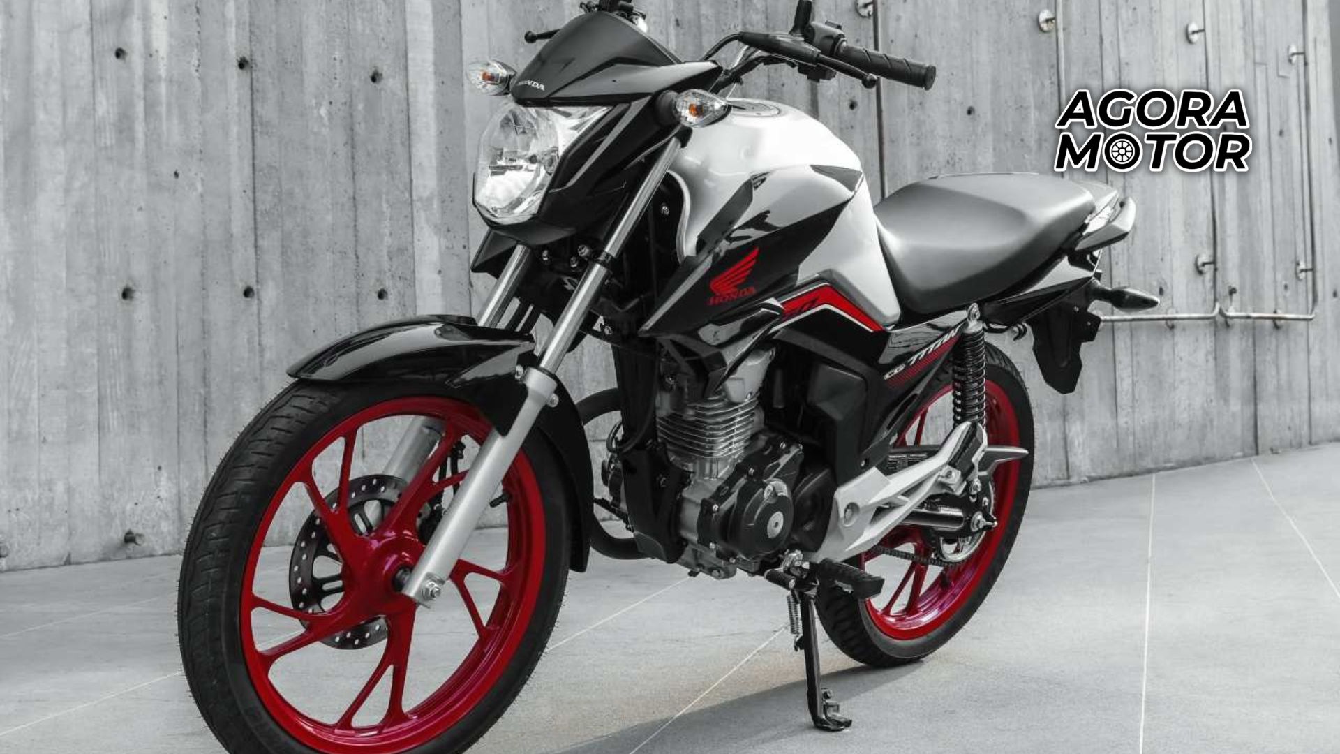 Foto de uma Honda CG 160 Titan