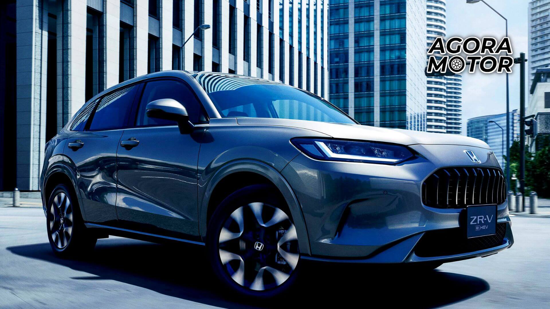 Foto frontal de um Honda ZR-V 2023