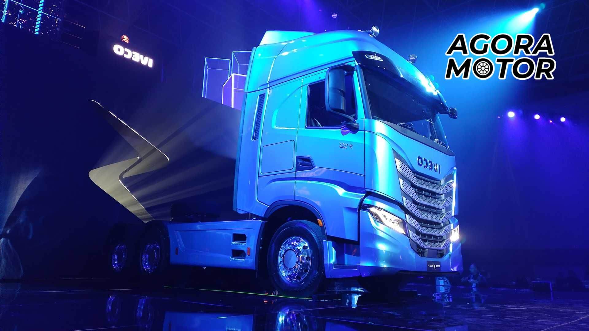 Foto da lateral do novo Iveco S-Way 2023