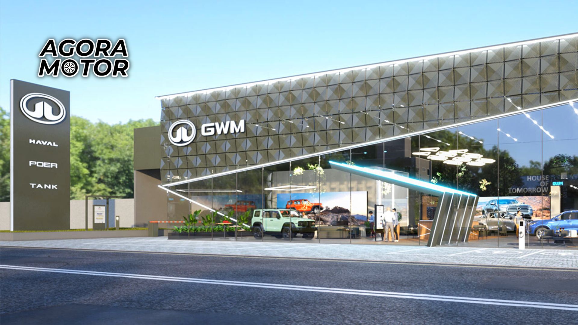 Foto de uma loja da marca chinesa GWM