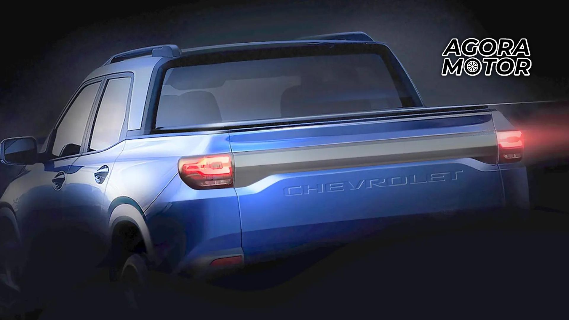 Foto da traseira da Chevrolet Montana