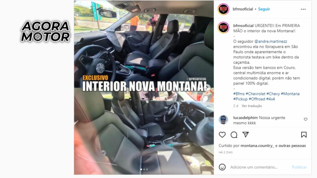 Foto da publicação do interior da Montana 2023