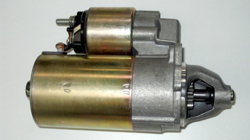 O motor de arranque parou