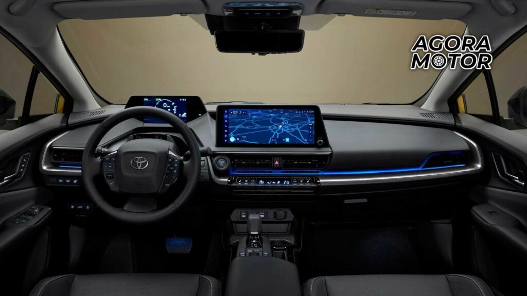 Foto de um Toyota Prius interior