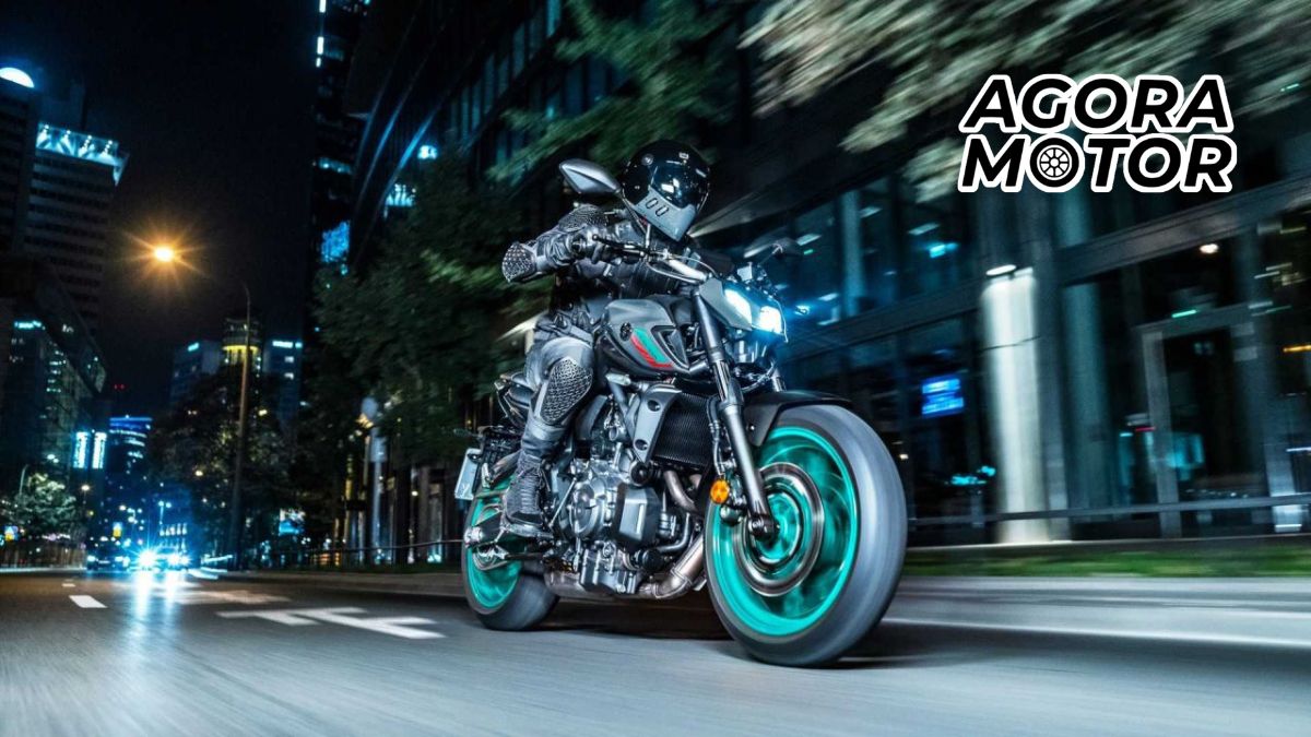 Foto de uma Yamaha MT-07